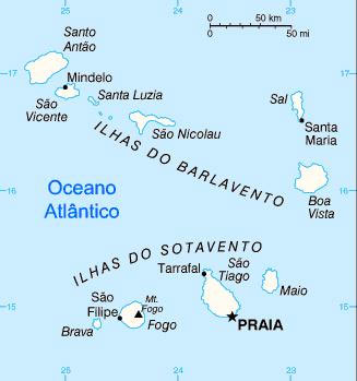 mapa caboverde